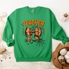 Simply Sage Market Coquette Halloween Teacher Sweatshirt - 2 of 4