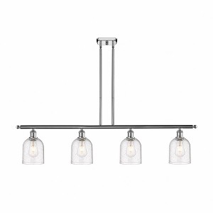 Bella - 4 Light Stem Hung Island In Industrial Style-10 Inches Tall and 48 Inches Wide - 1 of 1
