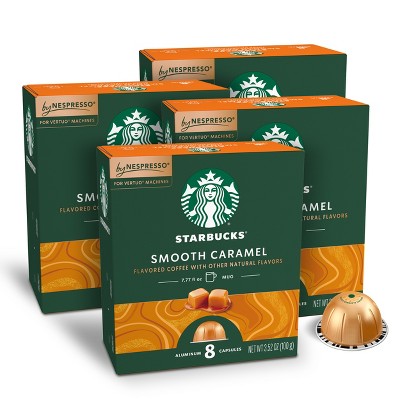 Starbucks by Nespresso Vertuo Line Smooth Caramel Light Roast Coffee Pods