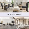 Dining Chairs Set Upholstered Parsons Dining Chairs with Nailhead Trim and Solid Wood Legs for Kitchen/Living Room/Restaurant - 4 of 4