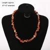 Natural Stone Irregular Gemstone Beaded Choker Necklace for Women Bohemian Crystal Jewelry - 4 of 4