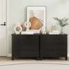 Tangkula 3-drawer Dresser w/ Convenient Handles Smooth Slide Rails Accent Table - 3 of 4