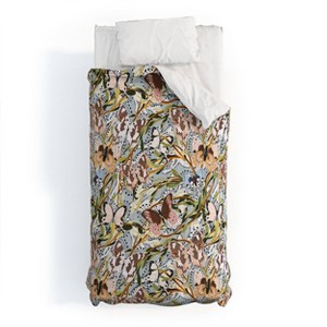 Deny Designs Marta Barragan Camarasa Butterflies in The Meadow Comforter and Pillow Sham - 1 of 4