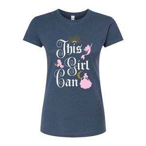 Women's - Disney - This Girl Can Empowerment Fitted Graphic T-Shirt - 1 of 3
