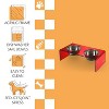 THE LICKER STORE Keaton Modern Acrylic Rectangular Elevated Pet Feeder - 3 of 4
