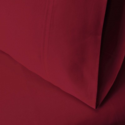 Luxury 700 Thread Count Solid Set of 2 Premium Cotton Pillowcase Set, by Blue Nile Mills