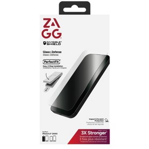 ZAGG Apple iPhone 17 Pro Screen Protector Glass+ Defense - 1 of 4