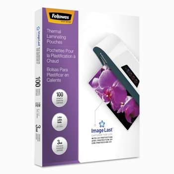 Fellowes ImageLast Laminating Pouches with UV Protection 3mil 11 1/2 x 9 100/Pack 52454