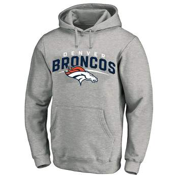Nfl Denver Broncos Men's Big & Tall Long Sleeve Core Fleece Hooded  Sweatshirt : Target