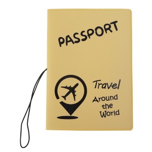 Unique Bargains Airplane Location Marker Passport Holder 1 Pc - 1 of 4