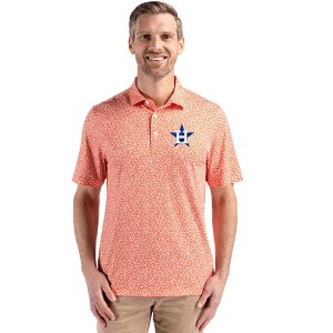 Houston Astros Cutter & Buck Pike Eco Flora Print Recycled Mens Polo - 1 of 1