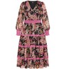 Women's Plus Size Gwendolyn Print Dress - black | CITY CHIC - 4 of 4