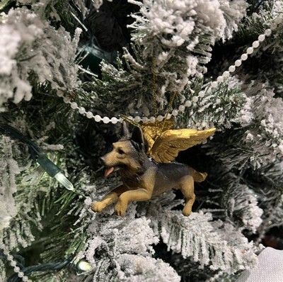 Design Toscano Honor The Pooch: German Shepherd Holiday Dog Angel Ornament  : Target