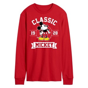 Men's - Disney - Classic Mickey Long Sleeve Graphic T-Shirt - 1 of 3