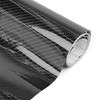 Unique Bargains Carbon Fiber Air Release Stretchable Vinyl Film Sticker 60" x 24" for Auto 152 x 6cm 1pcs - 3 of 4