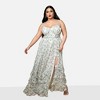 Rebdolls Women's Hyacinth Floral Tiered Maxi Skater Dress - 2 of 3