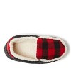 Dearfoams Kid's Hunter Plaid Fabric Moccasin House Slipper - 4 of 4