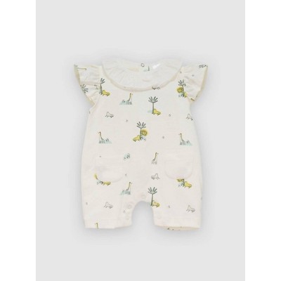 Girls' Printed Ruffle Romper - Minhon