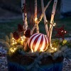 84"L Sullivans Christmas Cluster Lighted Garland  Brown - 3 of 4