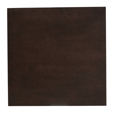 Britte Dark Oak Brown Square Wood Dining Table