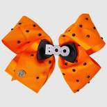 Girls' JoJo Siwa Rhinestone Halloween Boo Bow Hair Clip - Orange