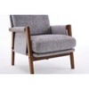 PAGED Accent Chair Mid-Century Modern Living Room Chairs Ergonomic Lounge Chair with Soft Waist Cushion for Office - 4 of 4