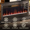 Bestier Tall Fireplace TV Stand with 36" Fireplace, 34.6" High LED Entertainment Center for TVs Up to 80" - 2 of 4