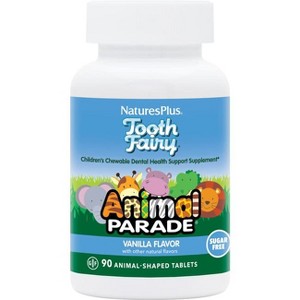 NaturesPlus Animal Parade Children's Tooth Fairy - Vanilla 90 Tablets - 1 of 3
