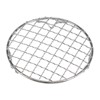 Unique Bargains Stainless Steel Round Cross Wire Barbecue Grill with Legs - 3 of 4