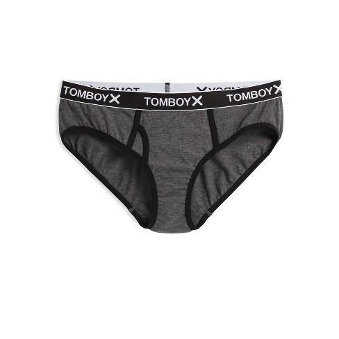 Tomboyx Iconic Briefs, Super Soft Cotton, All Day Comfort, Size Inclusive  (3xs-6x) Charcoal Logo Xxx Large : Target
