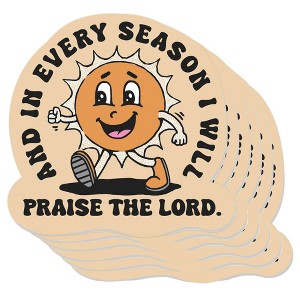 Dicksons Adhesive Sticker Decal for Journaling, Scrapbooking, and Accessory Personalization 3.75 x 4.75 Vinyl Jesus is My Rock Guitar - PACK of 6 - 1 of 1