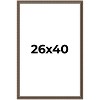 PosterPalooza | Sculpted Silver Picture Frame - UV Acrylic, Foam Board Backing, Hanging Hardware - 2 of 4