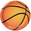Blue Panda 80-Pack Basketball Party Supplies, Sports Theme Disposable Paper Dessert Plates for Kids Birthday 7 in - 4 of 4