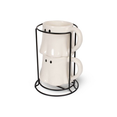 2pk Stackable Espresso Mugs Ghost - Bullseye's Playground™