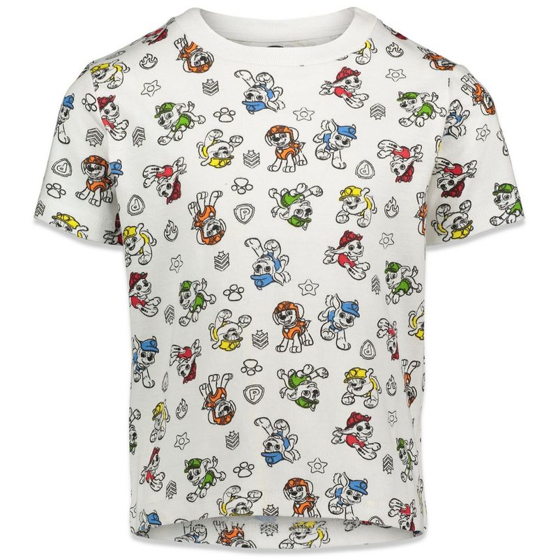 PAW Patrol Chase Marshall Rocky 4 Pack T-Shirts Toddler, 4 of 10
