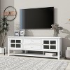 Modern TV Stand for TVs Up to 60"" TV Console Entertainment Center Multi-Functional Storage Cabinet with Shelves for Living - 4 of 4