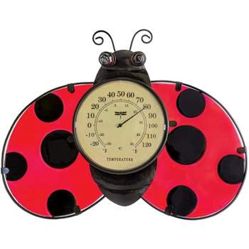 Swim Central 16" Ladybug Outdoor Garden Wall Thermometer