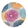 World Rug Gallery Modern Floral Circles Area Rug - 2 of 4