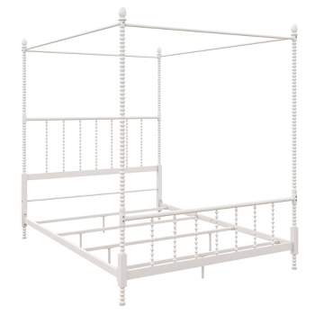 Emilia Metal Canopy Bed - Room & Joy