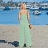 Women's Elegant Square Neck Jumpsuit for Casual Summer Look - Cupshe - 3 of 4