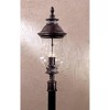 Minka Lavery Rustic Outdoor Post Light Fixture Heritage Bronze 33" Ribbed Mouth Blown Glass for Exterior Barn Deck House Porch - 3 of 3