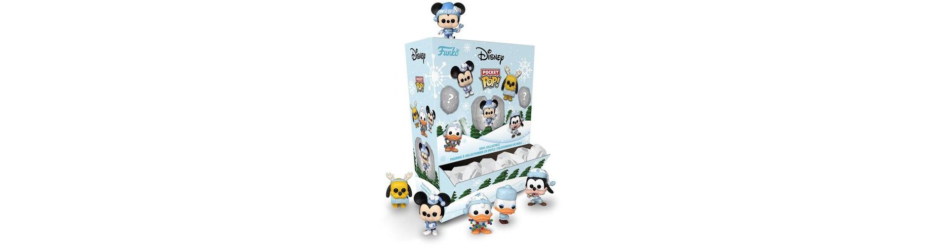 Funko - Funko Pocket POP! Snowball: Disney Holiday (One Random Pocket POP! Per Transaction)