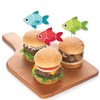 Big Dot of Happiness Let's Go Fishing - Dessert Cupcake Toppers - Fish Themed Birthday Party or Baby Shower Clear Treat Picks - Set of 24 - 3 of 4