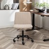 RISOKEYS Modern Swivel Home Office Chair Swivel Height Adjustable Ergonomic Chair Armless Desk Chair for Study Rooms,Bedrooms.(Chair Only) - 4 of 4