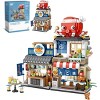 Hachikiko Japanese Town Building Blocks Set - 2969 Piece Miniature Collection with Tea House, Ramen Shop Store for Kids Ages 6+ - 4 of 4