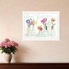HomeRoots Live Life in Full Color Tulips White Framed Print Wall Art - 2 of 4