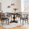 Yaheetech Set of 4 Modern Armchairs with Open Backrest - 2 of 4