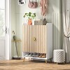 Tribesigns 7-Tier Wooden Shoe Cabinet - 2 of 4