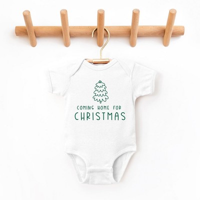 The Juniper Shop Home For Christmas Baby Bodysuit