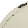 SEVOBAL Bathroom Vanity Mirrors Durable Mango Wood Frame Stylish Minimalist Wall Mirror Stain-Resistant Surface, Cream, 19.8"*19.8"*1.3" - 4 of 4
